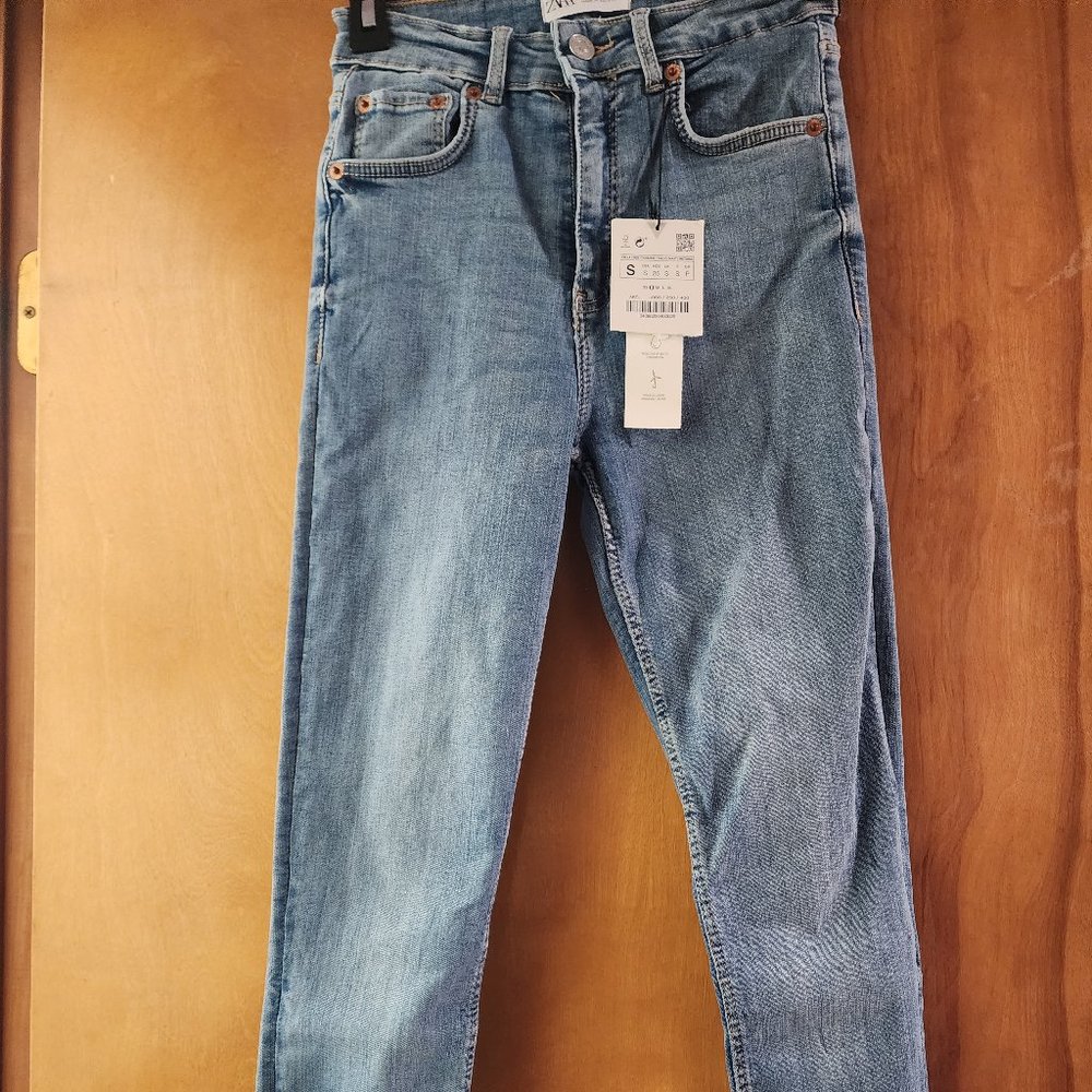 Zara light colored jeans